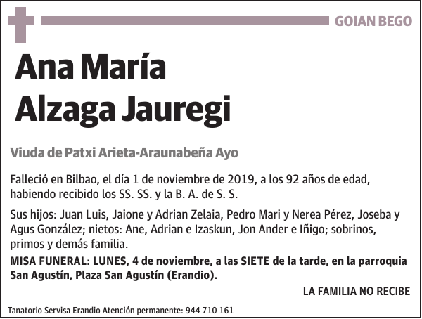 Ana María Alzaga Jauregi