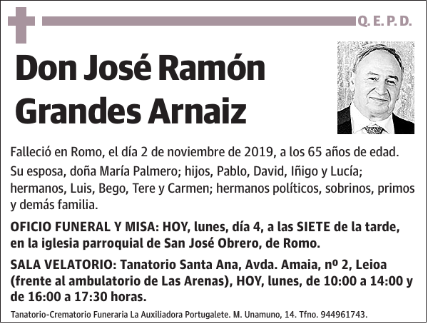 José Ramón Grandes Arnaiz