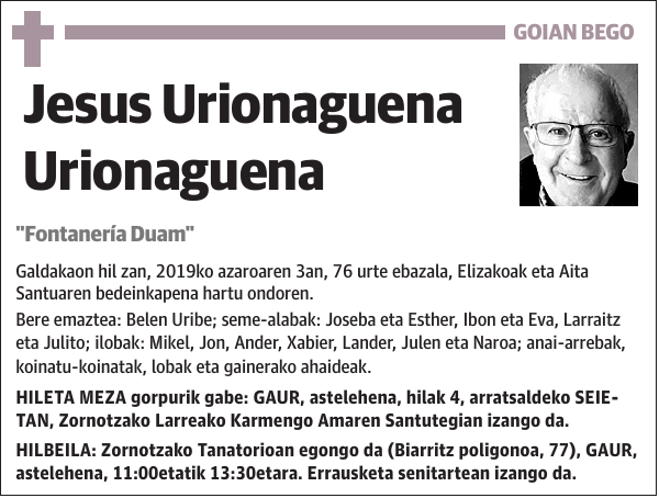 Jesus Urionaguena Urionaguena