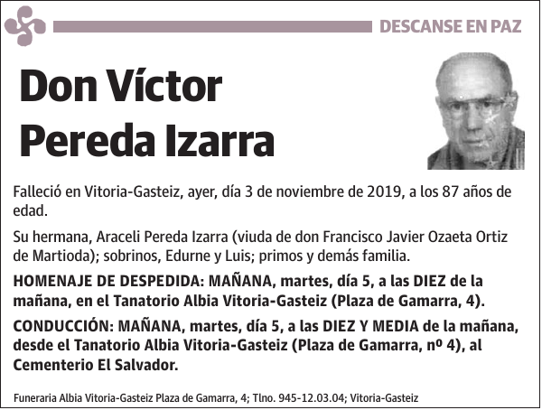 Víctor Pereda Izarra