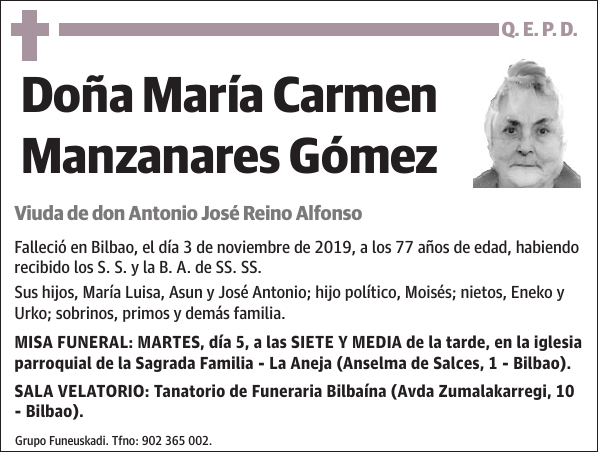 María Carmen Manzanares Gómez