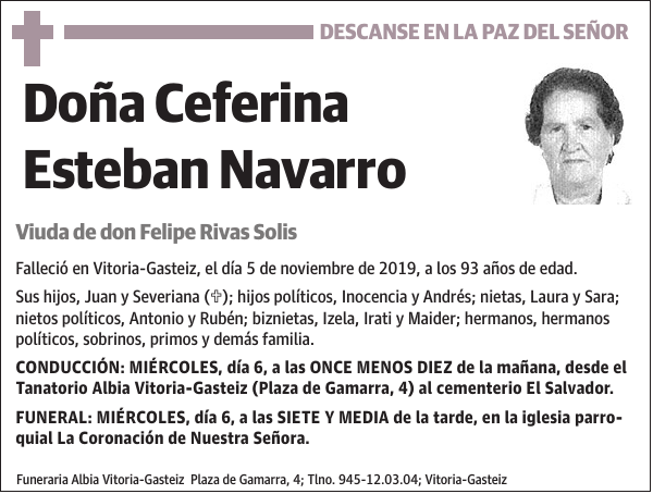 Ceferina Esteban Navarro