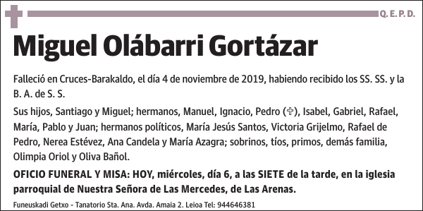 Miguel Olábarri Gortázar