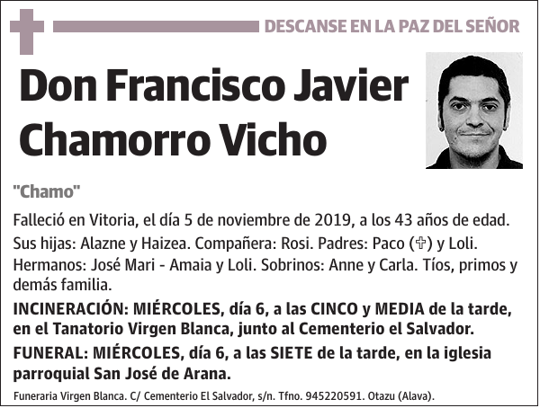 Francisco Javier Chamorro Vicho