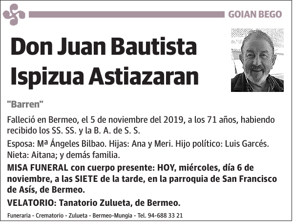 Juan Bautista Ispizua Astiazaran