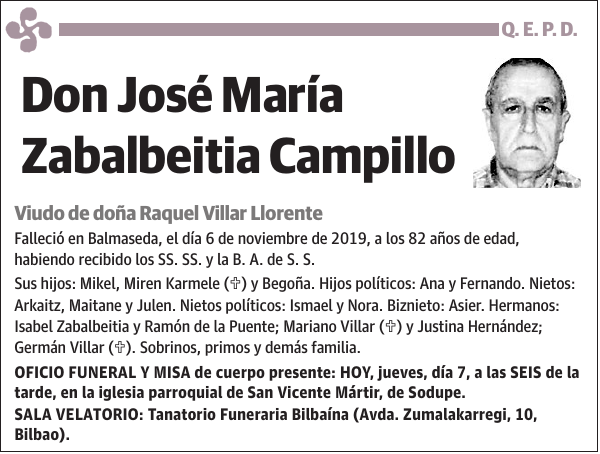 José María Zabalbeitia Campillo