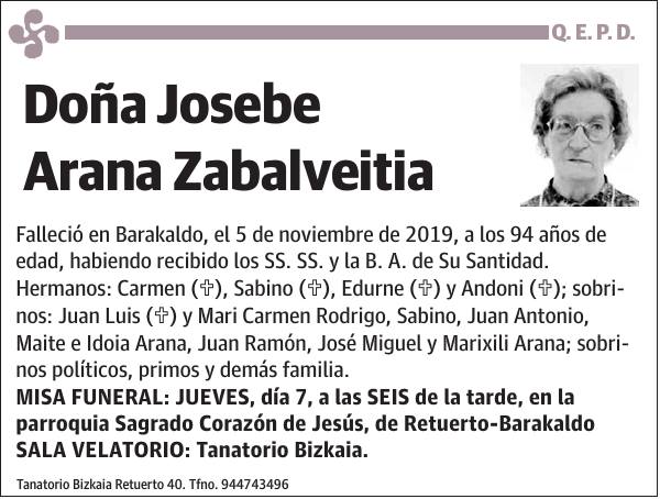 Josebe Arana Zabalveitia