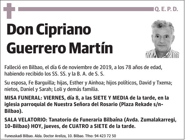 Cipriano Guerrero Martín