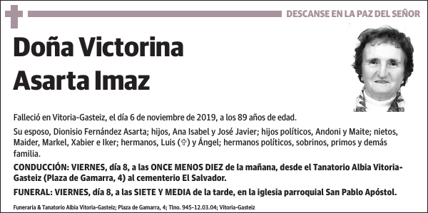 Victorina Asarta Imaz