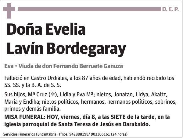 Evelia Lavín Bordegaray