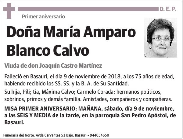 María Amparo Blanco Calvo