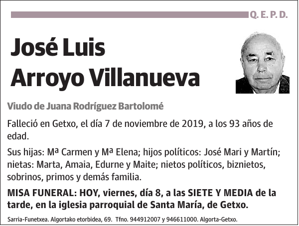 José Luis Arroyo Villanueva