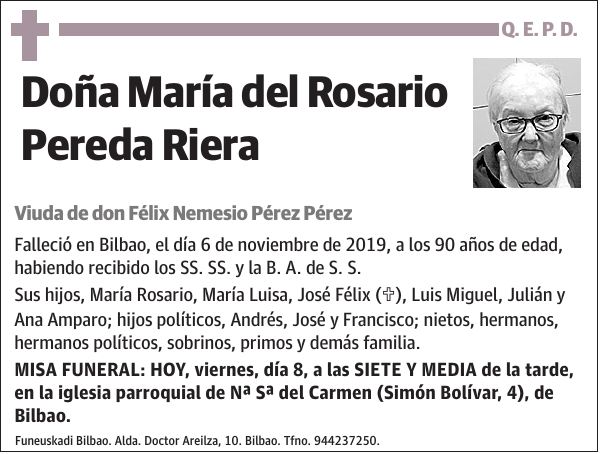 María del Rosario Pereda Riera