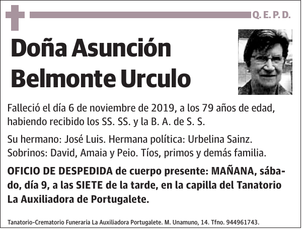 Asunción Belmonte Urculo