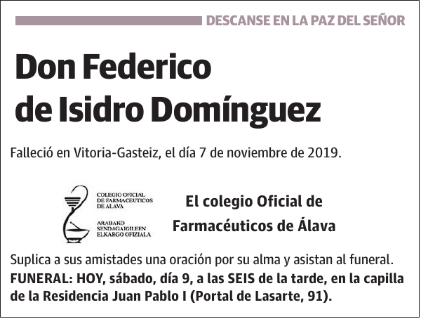 Federico de Isidro Domínguez