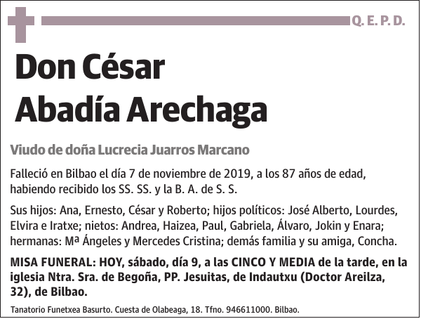 César Abadía Arechaga