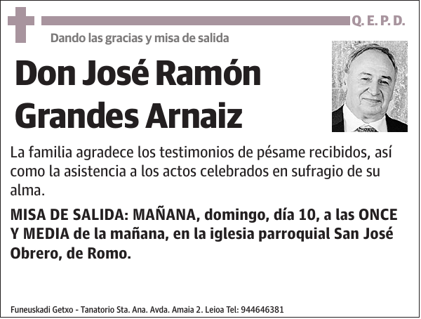 José Ramón Grandes Arnaiz