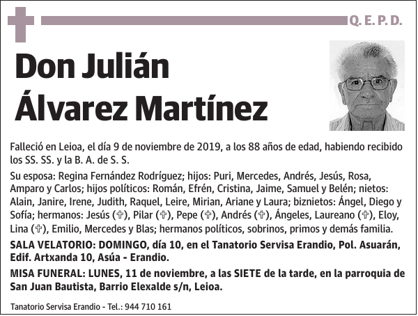 Julián Álvarez Martínez