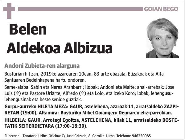 Belen Aldekoa Albizua