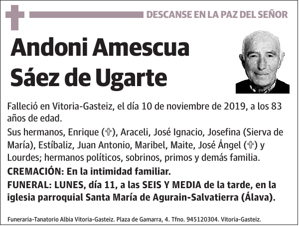 Andoni Amescua Sáez de Ugarte