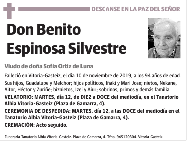 Benito Espinosa Silvestre