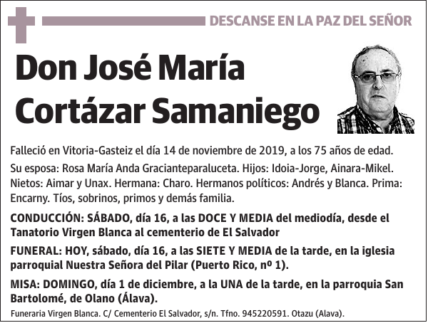 José María Cortázar Samaniego