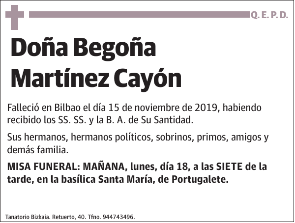 Begoña Martínez Cayón