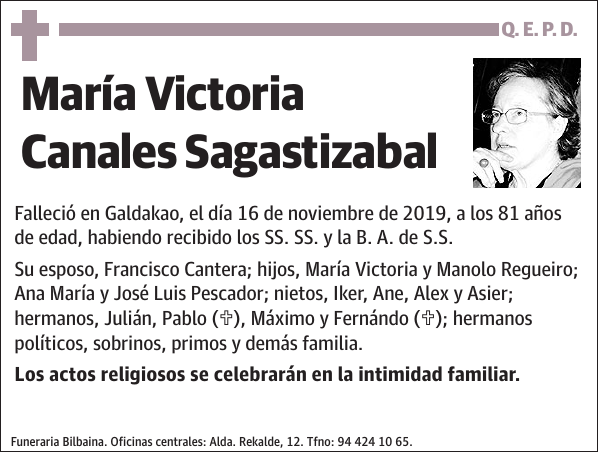 María Victoria Canales Sagastizabal