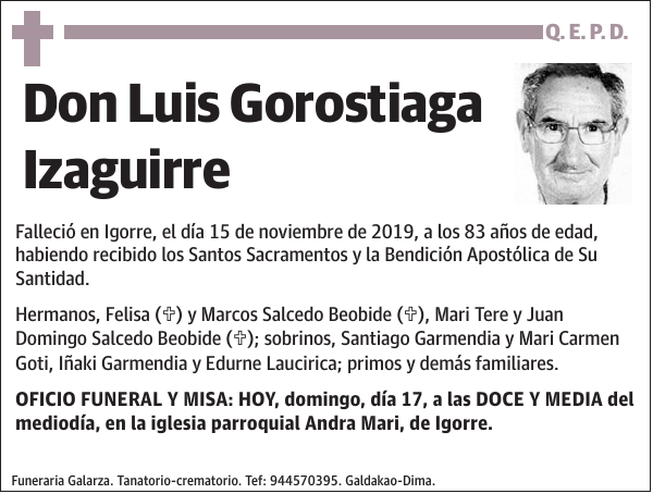 Luis Gorostiaga Izaguirre