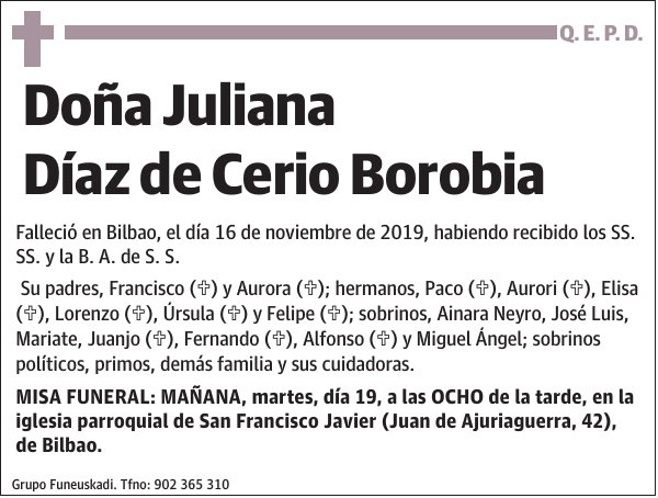 Juliana Díaz de Cerio Borobia