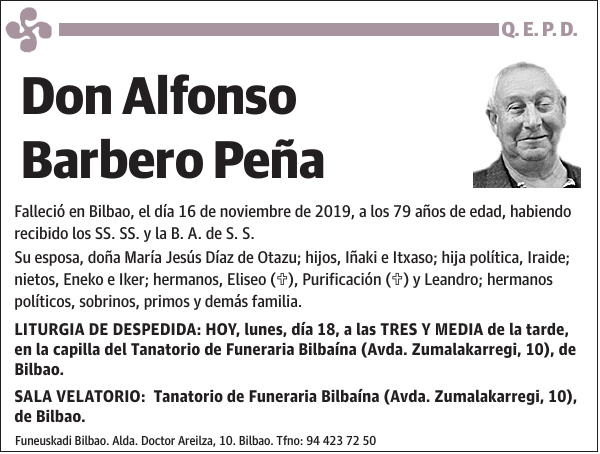 Alfonso Barbero Peña