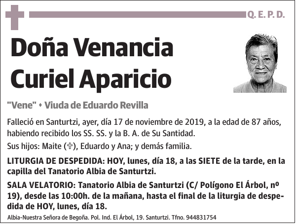 Venancia Curiel Aparicio