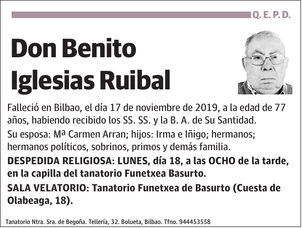 Benito Iglesias Ruibal