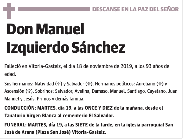 Manuel Izquierdo Sánchez