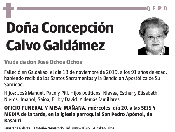 Concepción Calvo Galdámez