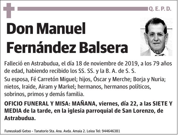 Manuel Fernández Balsera