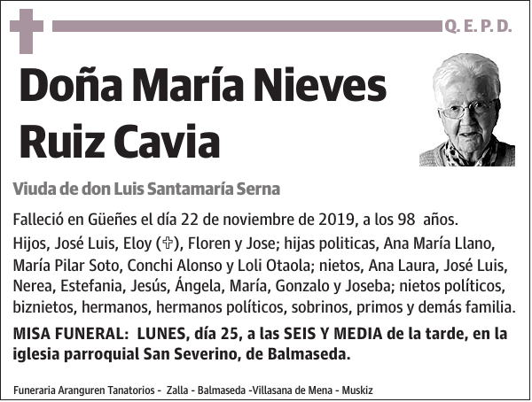 María Nieves Ruiz Cavia