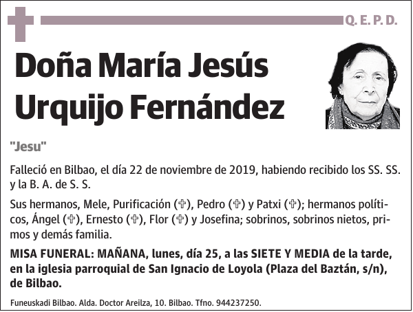 María Jesús Urquijo Fernández