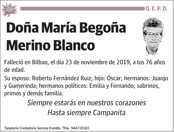 María Begoña Merino Blanco