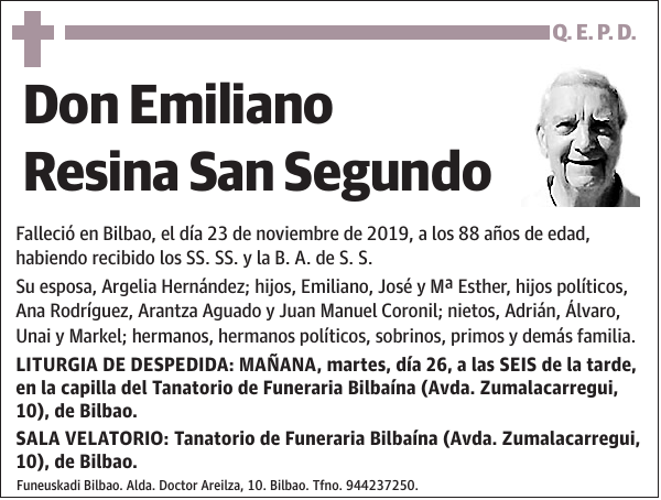 Emiliano Resina San Segundo