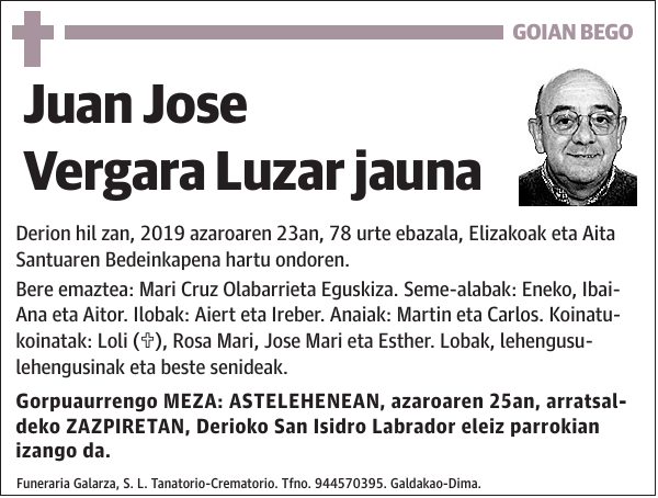 Juan Jose Vergara Luzar