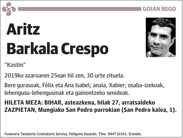 Aritz Barkala Crespo 'Kastin'