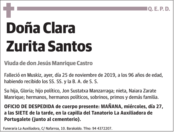 Clara Zurita Santos