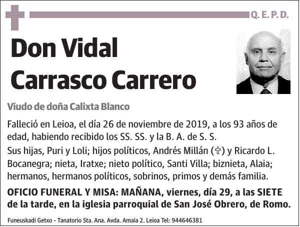 Vidal Carrasco Carrero