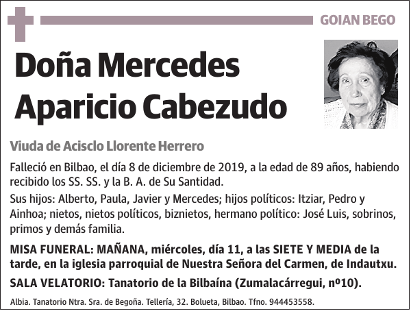 Mercedes Aparicio Cabezudo