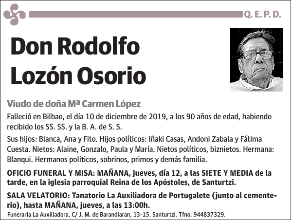 Rodolfo Lozón Osorio