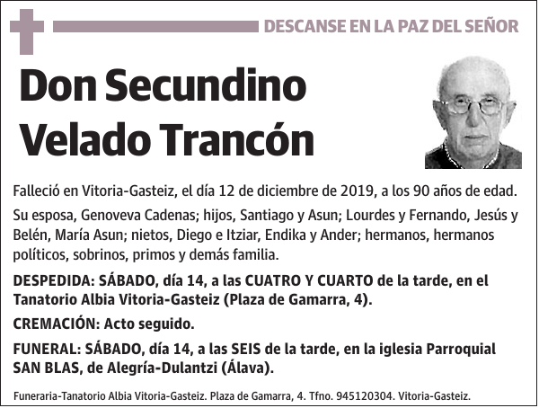 Secundino Velado Trancón