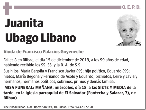 Juanita Ubago Libano