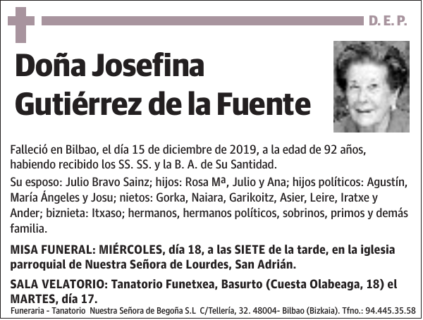 Josefina Gutiérrez de la Fuente