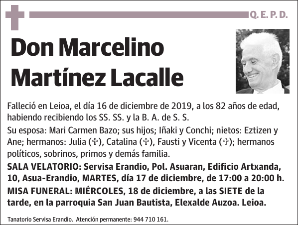 Marcelino Martínez Lacalle